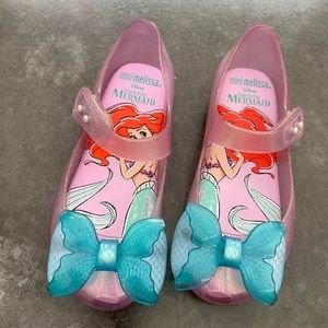 Mini Melissa little mermaid shoes
